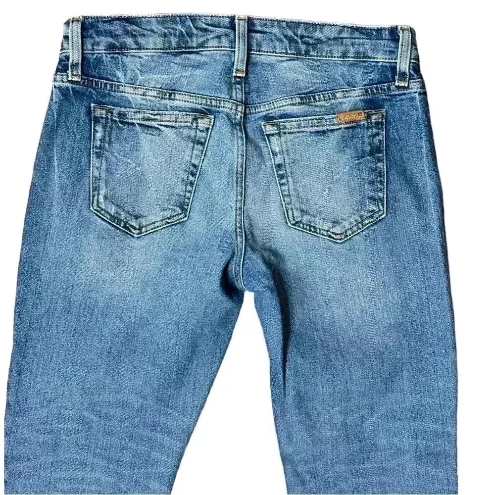 Joes Jeans The Billie Crop Slim Boyfriend Women’s Size 26 Blue Denim - Picture 5 of 7
